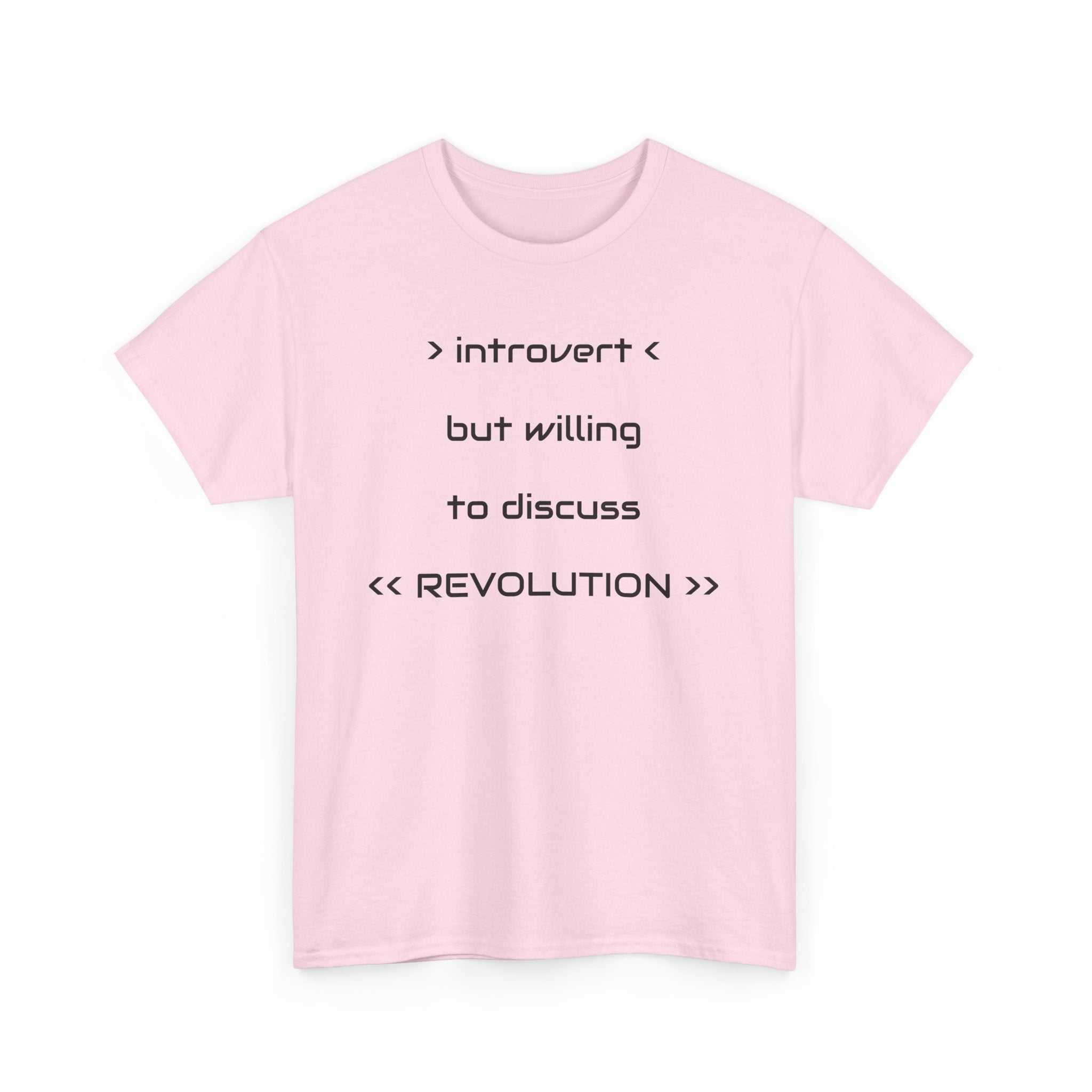 Introvert Revolution Tee, Introvert Humor Shirt - Justice Candy Apparel
