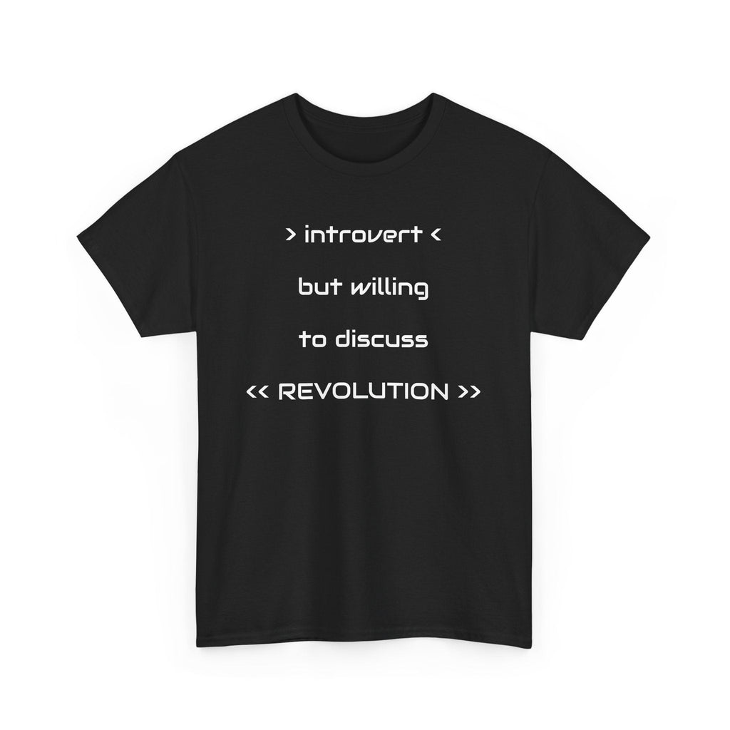 Introvert Revolution Tee, Introvert Humor Shirt - Justice Candy Apparel