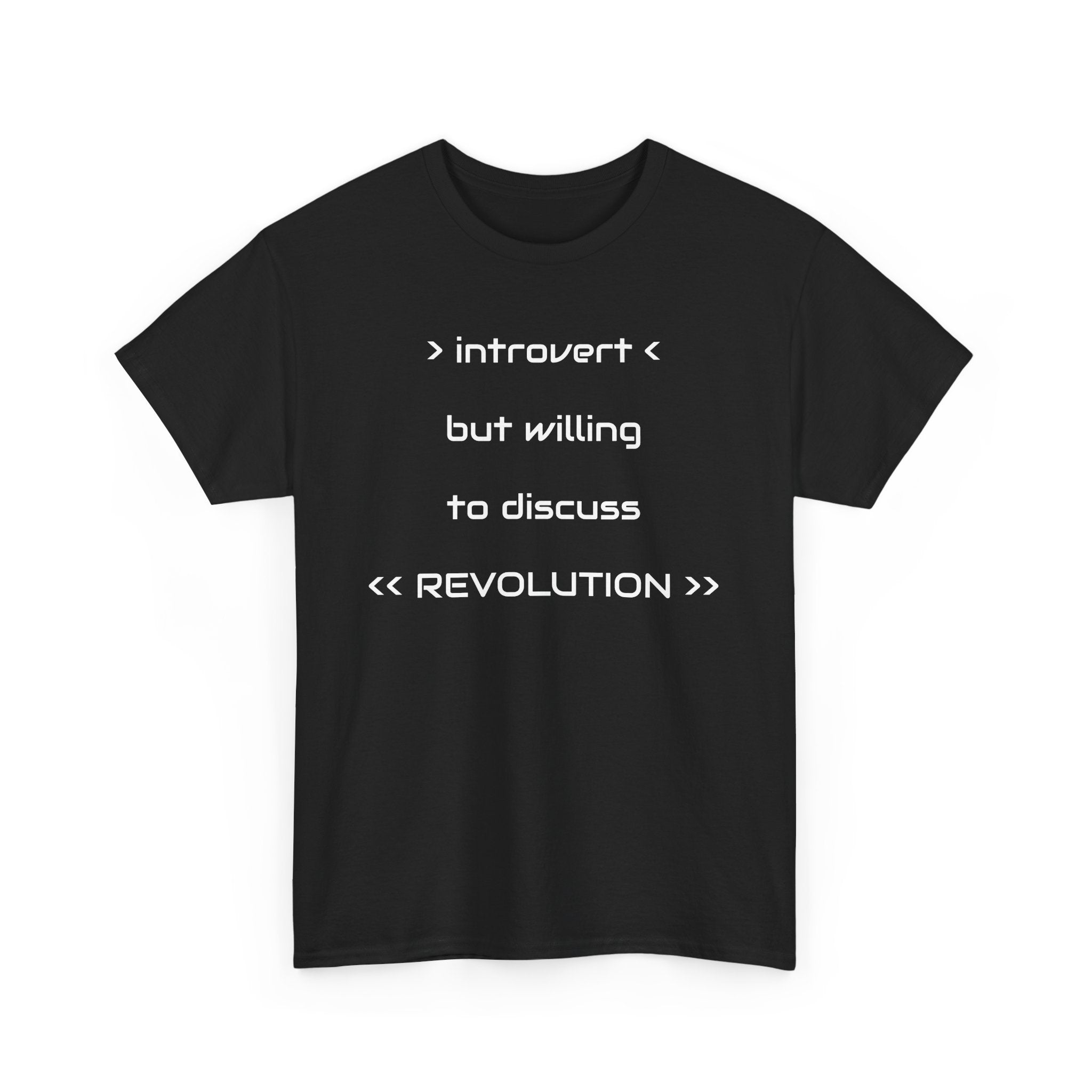 Introvert Revolution Tee, Introvert Humor Shirt - Justice Candy Apparel