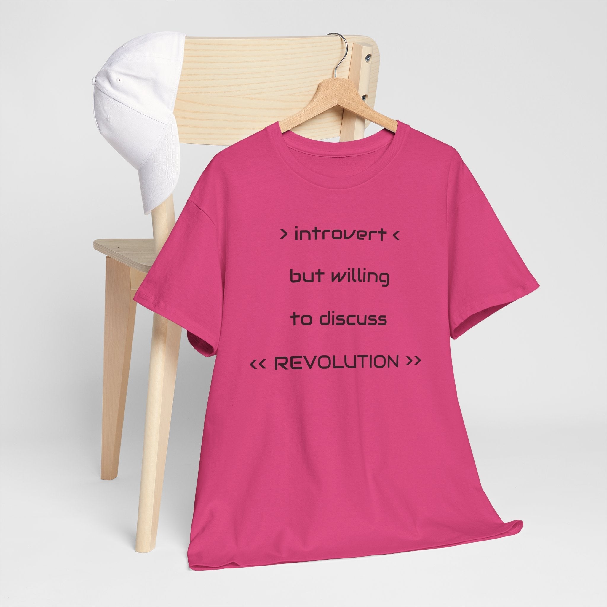 Introvert Revolution Tee, Introvert Humor Shirt - Justice Candy Apparel