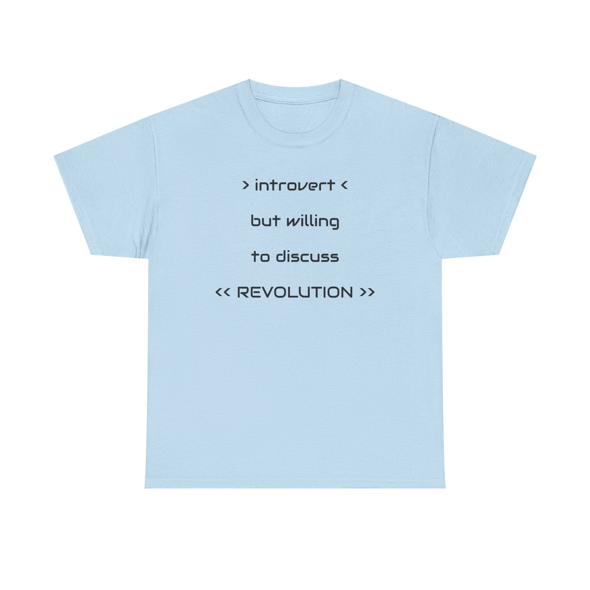 Introvert Revolution Tee, Introvert Humor Shirt - Justice Candy Apparel