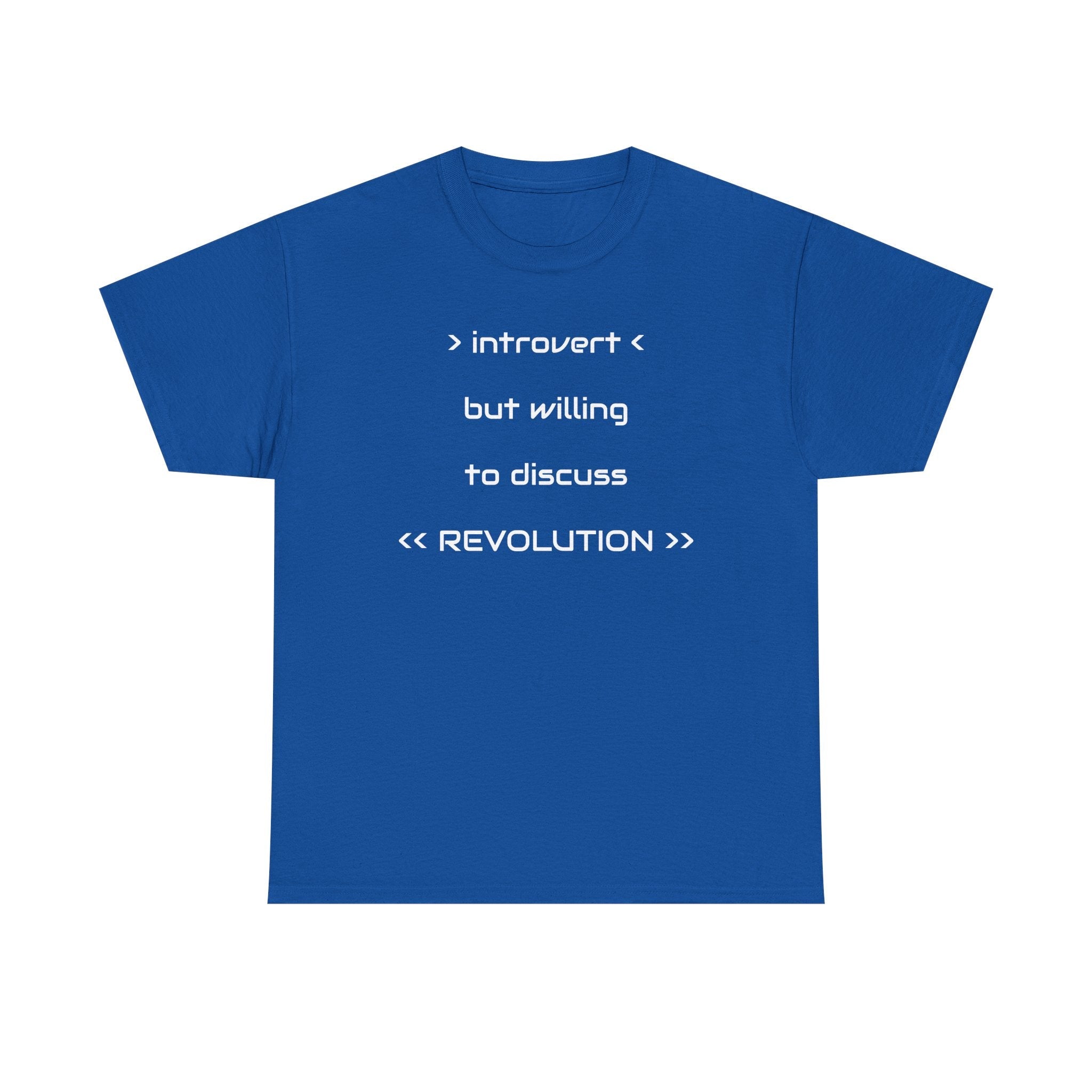 Introvert Revolution Tee, Introvert Humor Shirt - Justice Candy Apparel