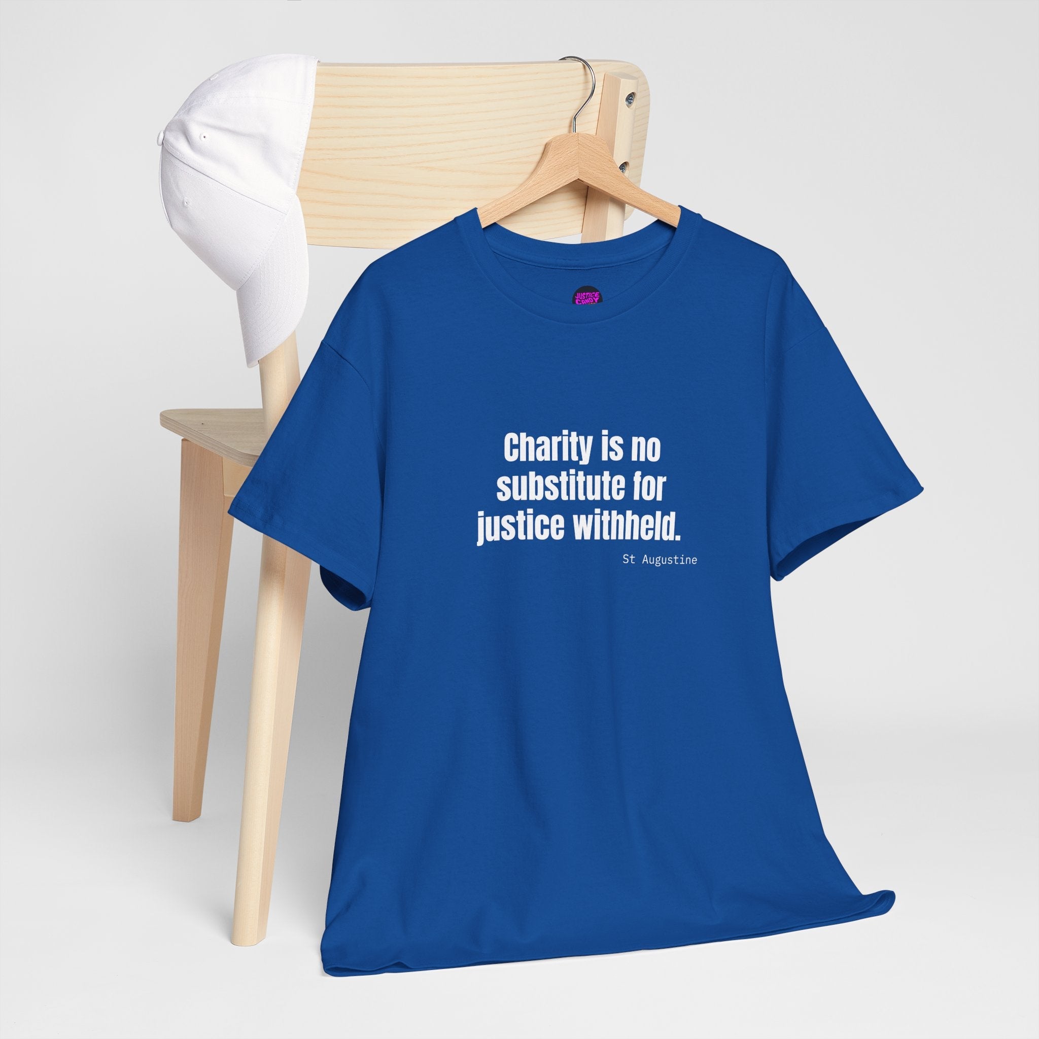 Justice Over Charity T-Shirt - Activist Apparel - Justice Candy Apparel