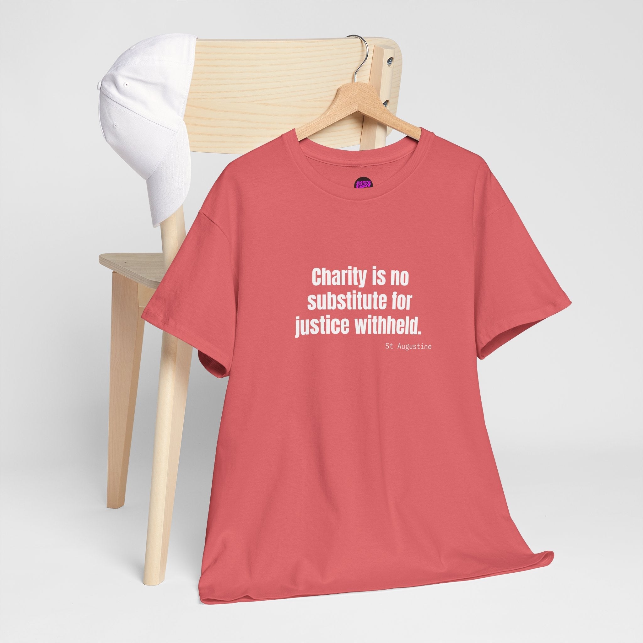 Justice Over Charity T-Shirt - Activist Apparel - Justice Candy Apparel